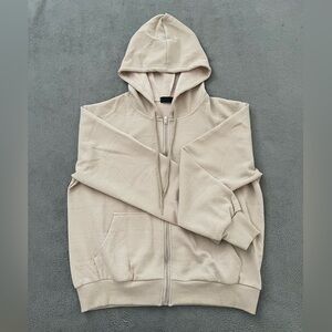 Elegant Cream Hooded Sweater